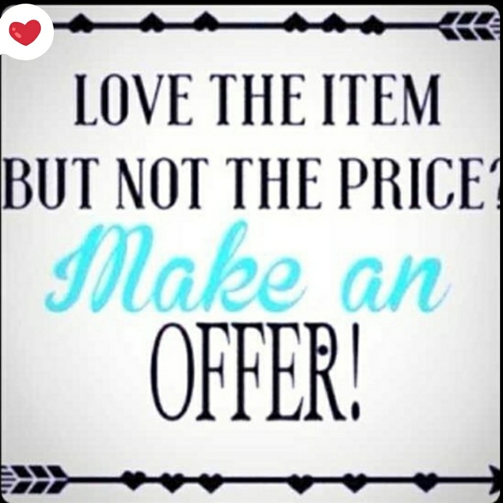Offers are welcomed